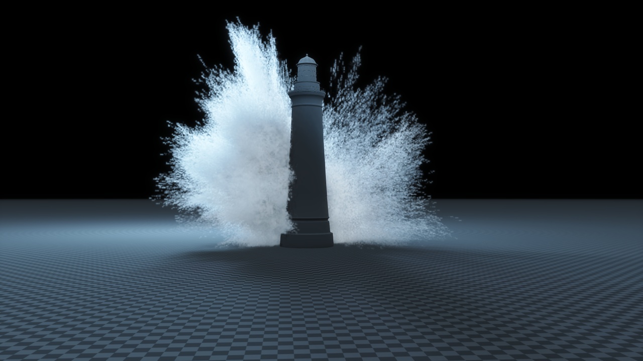 Media 1 for listing Whitewater 3D Splash Vol 3 Vdb Effects Pack