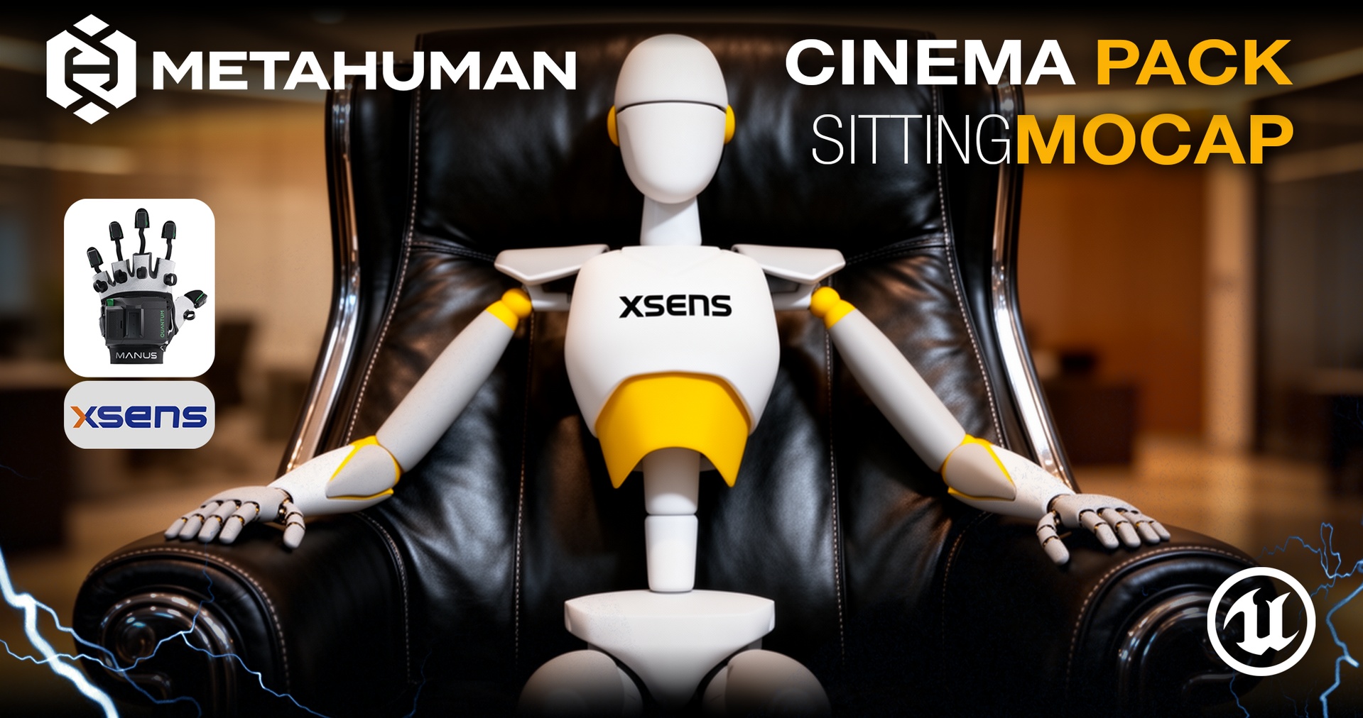 Media 1 for listing MetaHuman Cinema Pack : Sitting Mocap