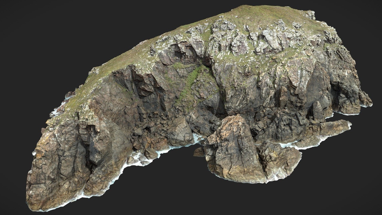 Media 1 for listing Big Coastal Cliff Scan