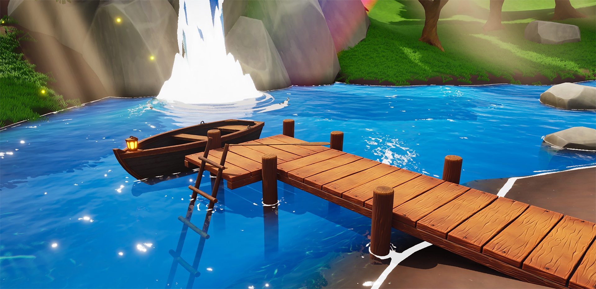 Media 1 for listing Stylized Boat and Modular Pier