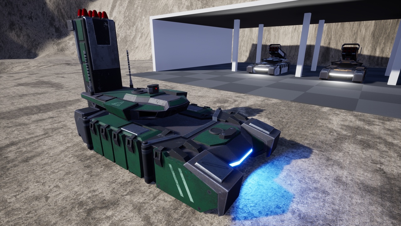 Media 1 for listing Sci-Fi Rockets Tank
