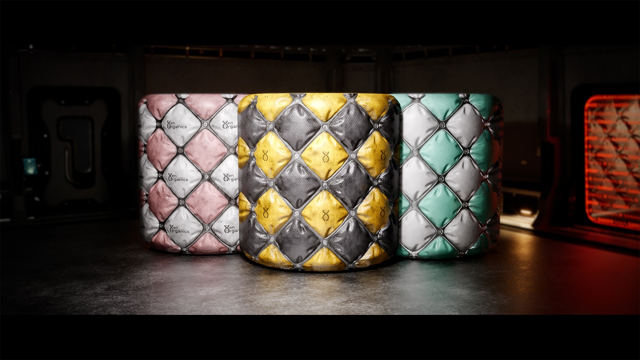 Media 1 for listing Procedural PBR Sci-fi Material Pack