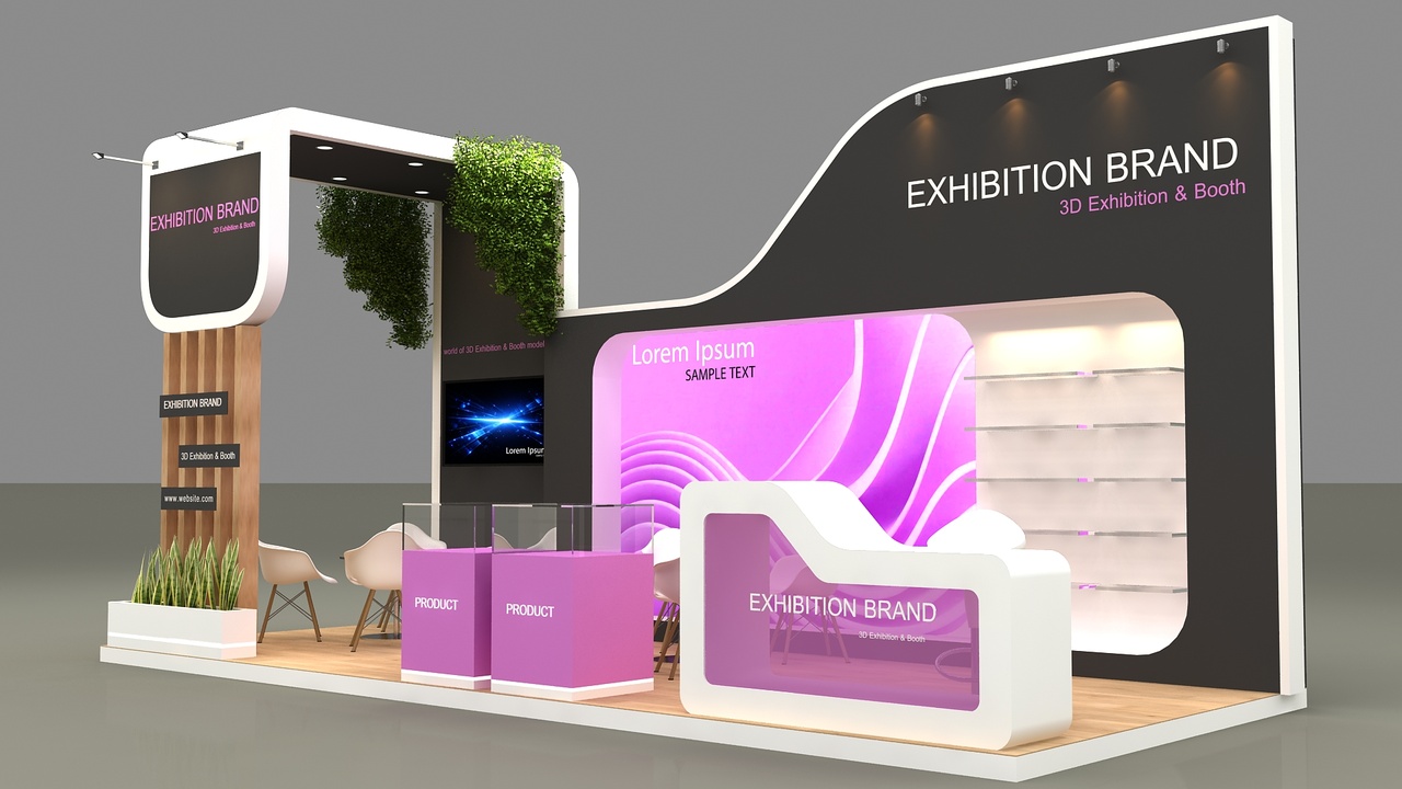 Media 1 for listing minimal booth