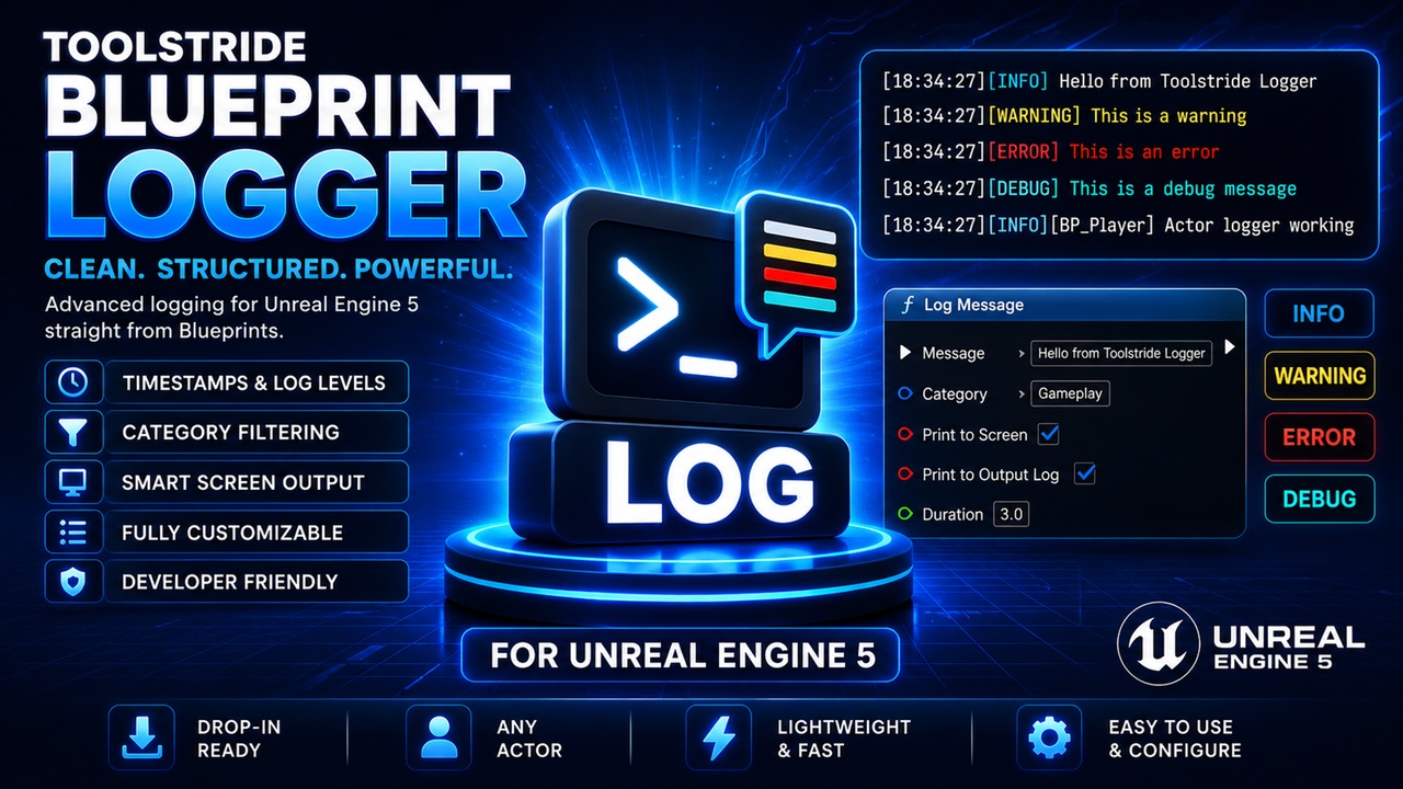 Toolstride Blueprint Logger | Fab