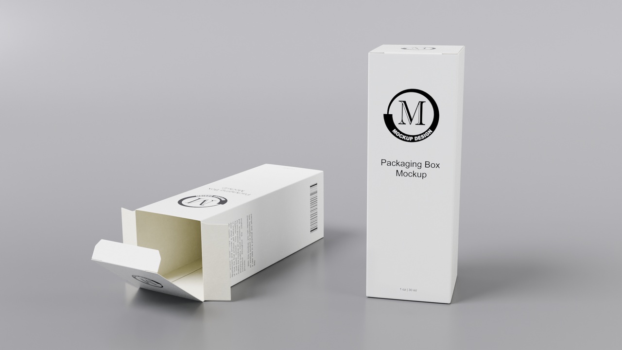 Media 1 for listing Packaging Box Mockup