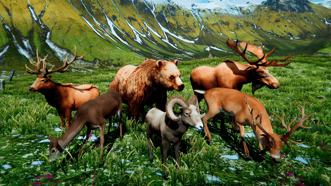 Realistic Animals PACK 제품 등록을 위한 미디어 1개