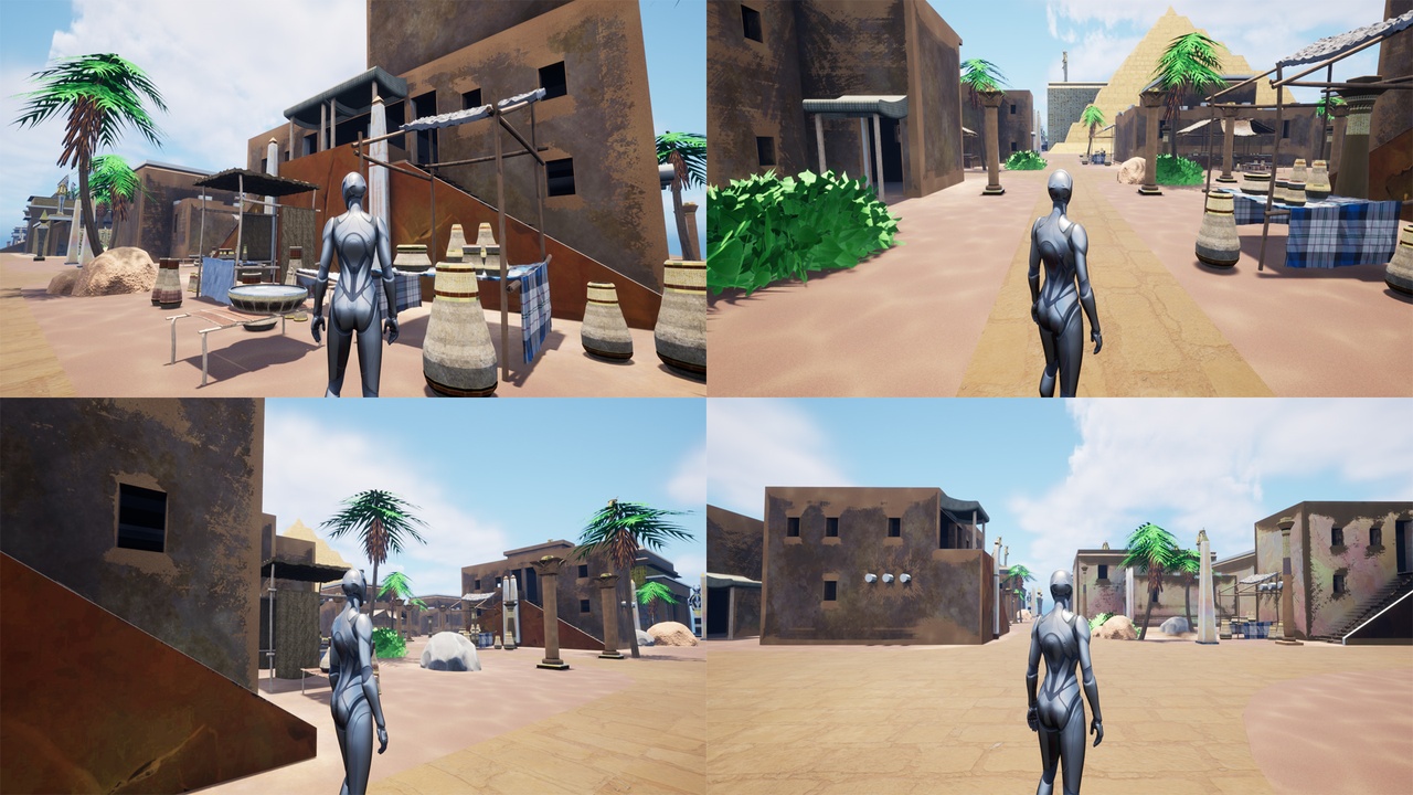 Media 1 for listing Fantasy Egypt Modular City (With Level Streaming)