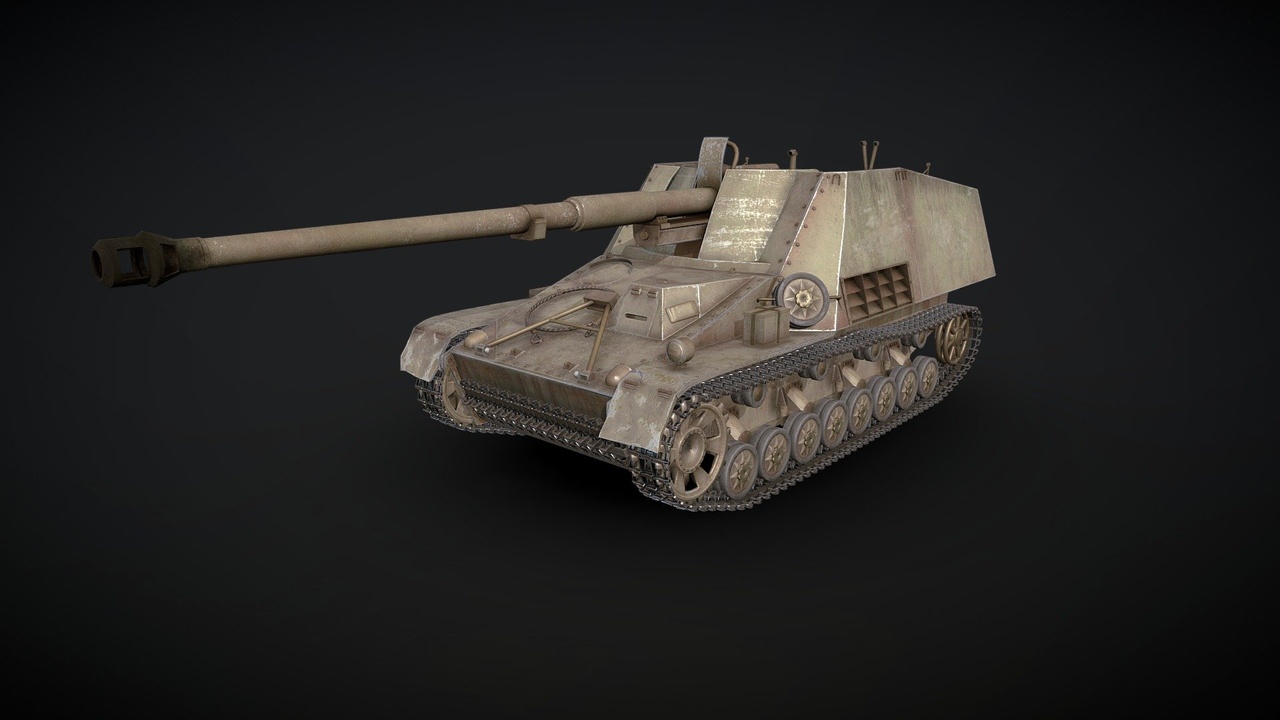Media 1 for listing NASHORN 8.8 cm PaK 43/1 auf Geschützwagen III/IV