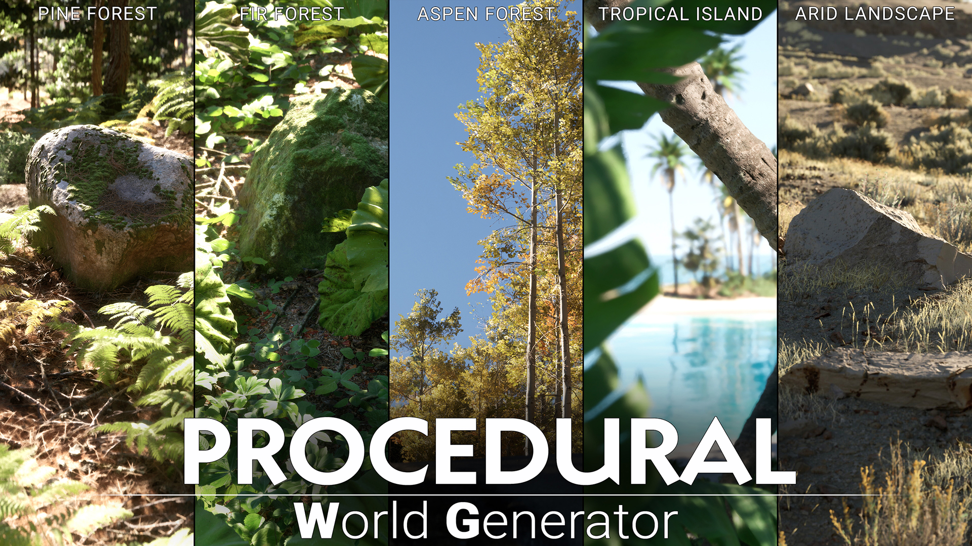 Procedural World Generator v1.3 | Fab
