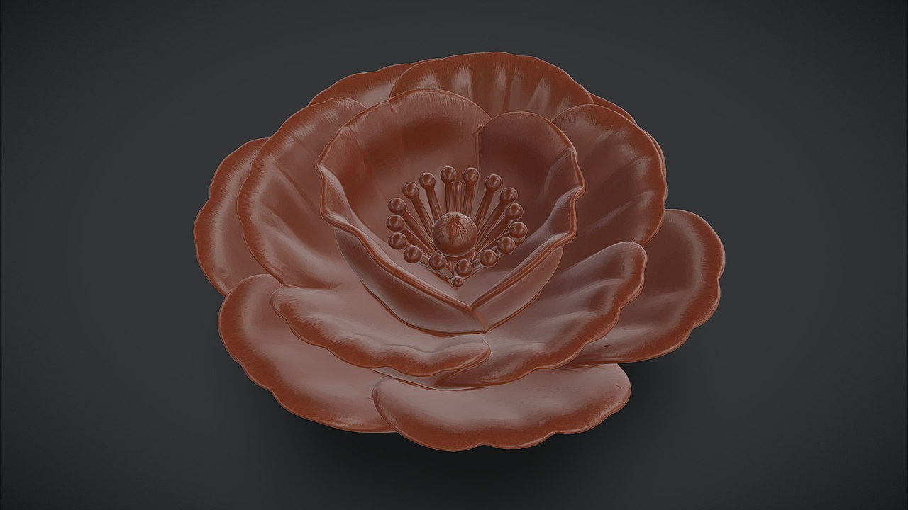 Media 1 for listing Chocolate Flower 6