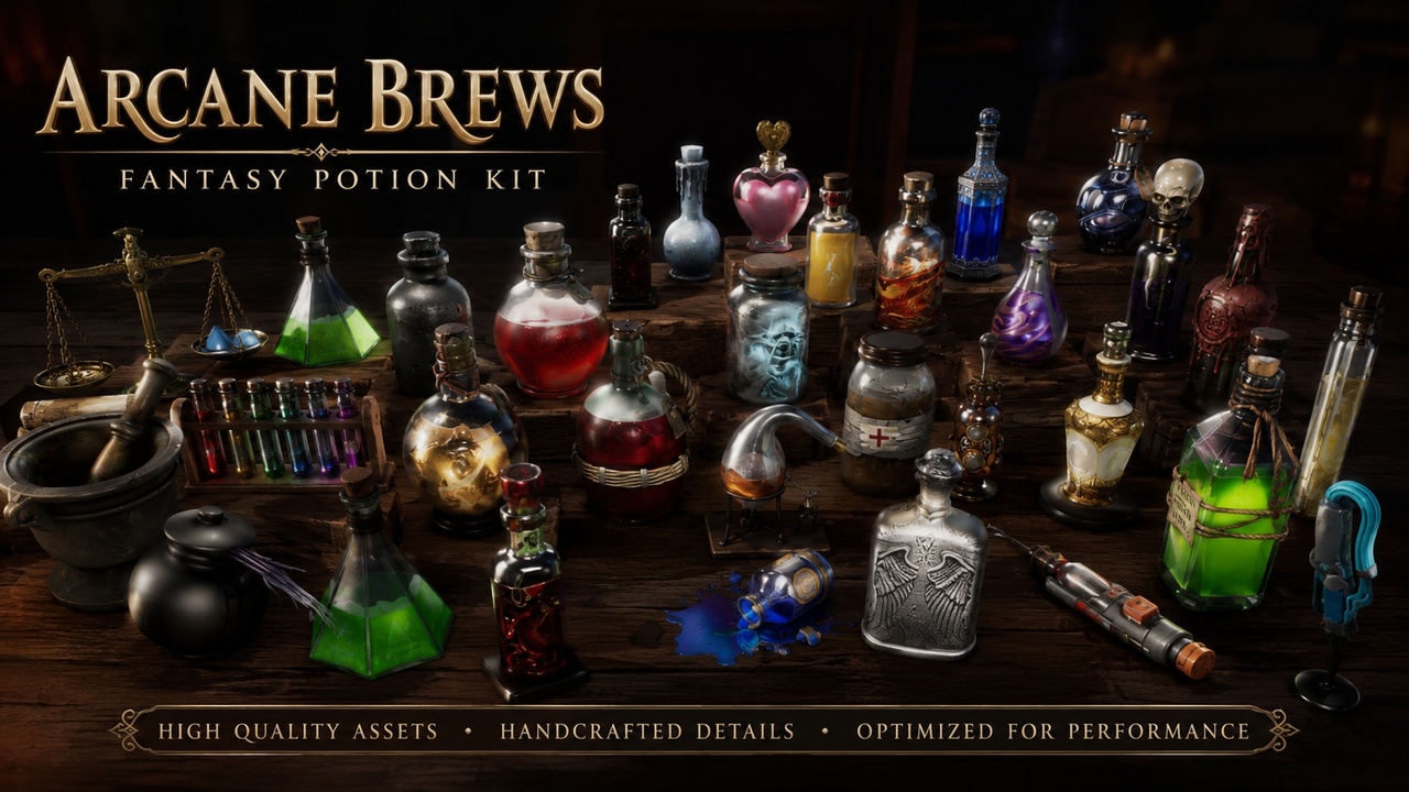 Media 1 for listing Arcane Brews: Fantasy Potion Kit