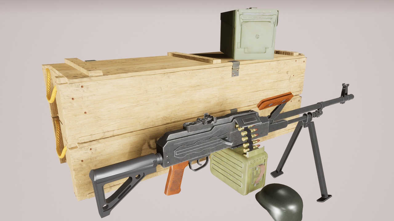Media 1 for listing heavy machine gun