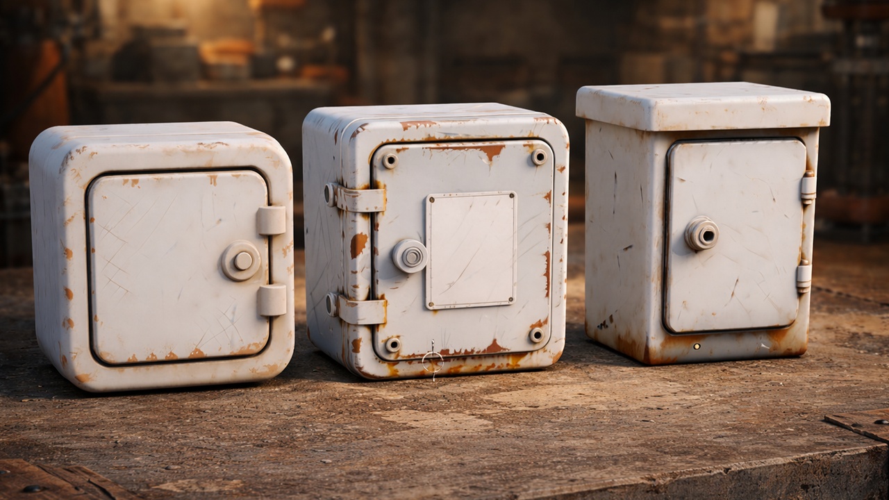 Media 1 for listing Industrial Junction Box Set (3 Variations) – Game Ready PBR (FBX)