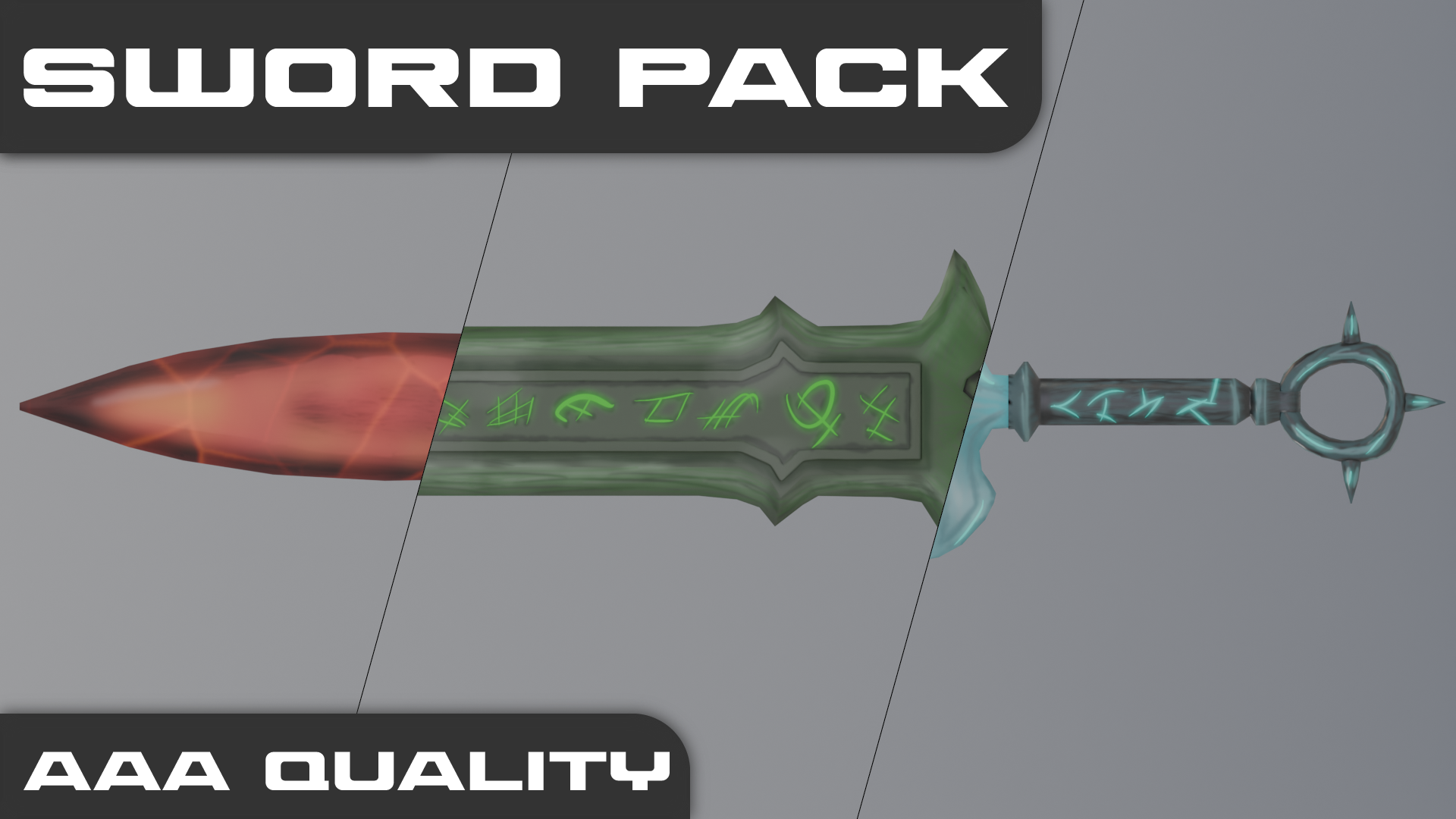 AAA Magic Sword Pack [Game Ready] | Fab