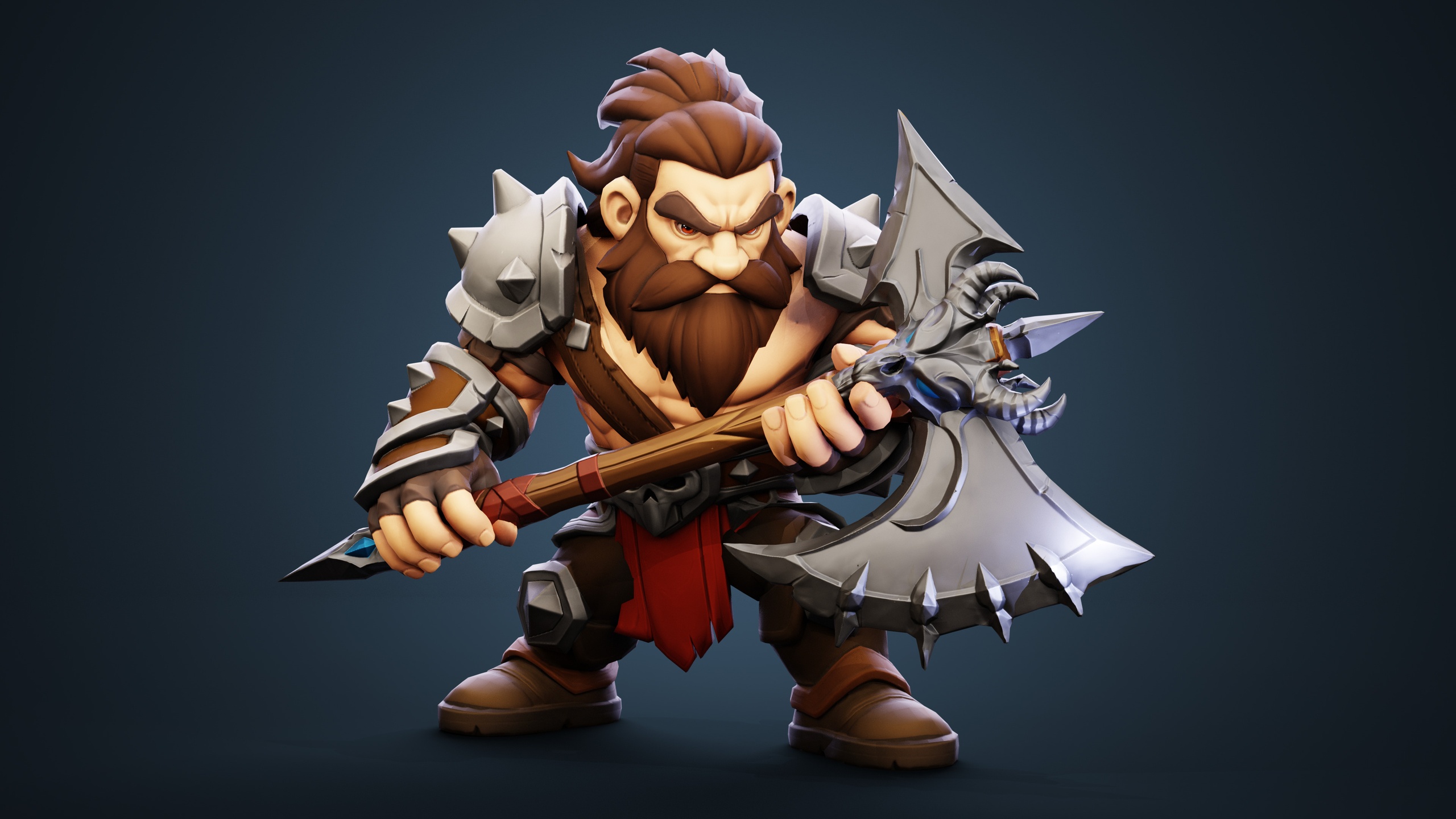 Media 1 for listing Stylized Medieval Barbarian Character - Kragh