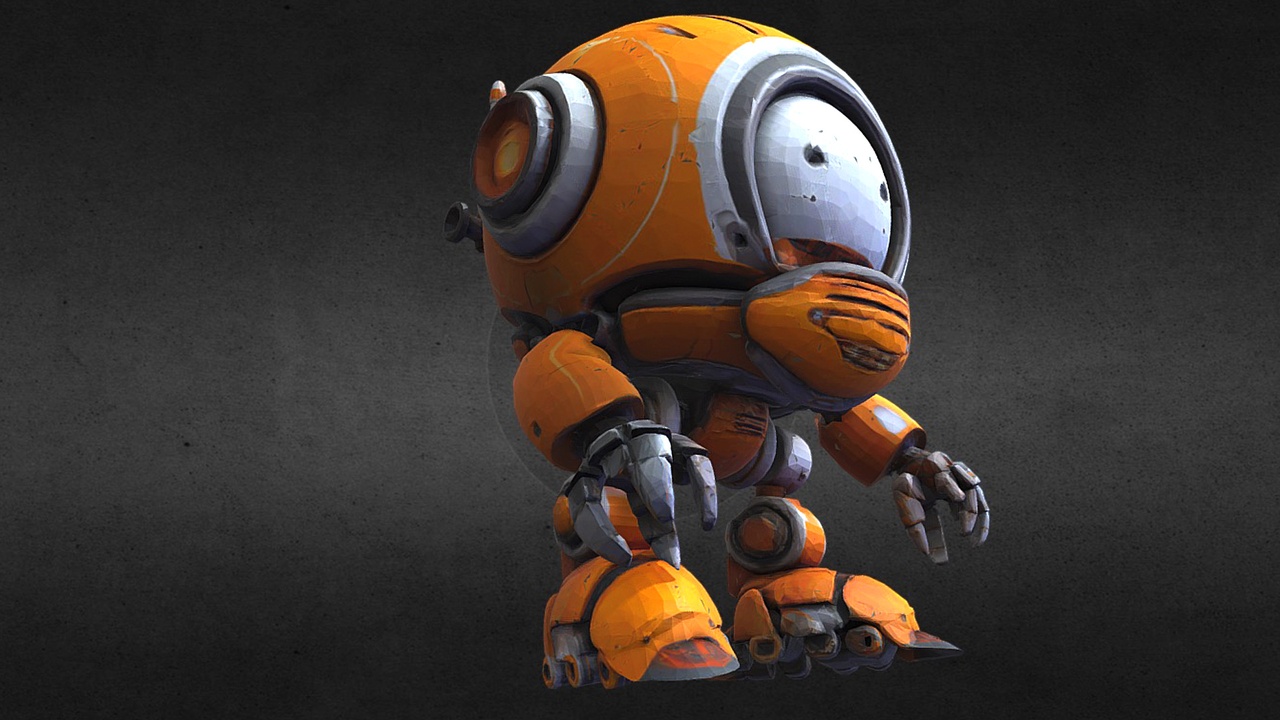 Media 1 for listing Robot Exploriux Animated - 3D Character Pack for Games, VR & AR ready