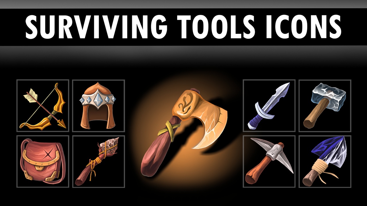 Medium 1 für Eintrag Surviving Tools Icons