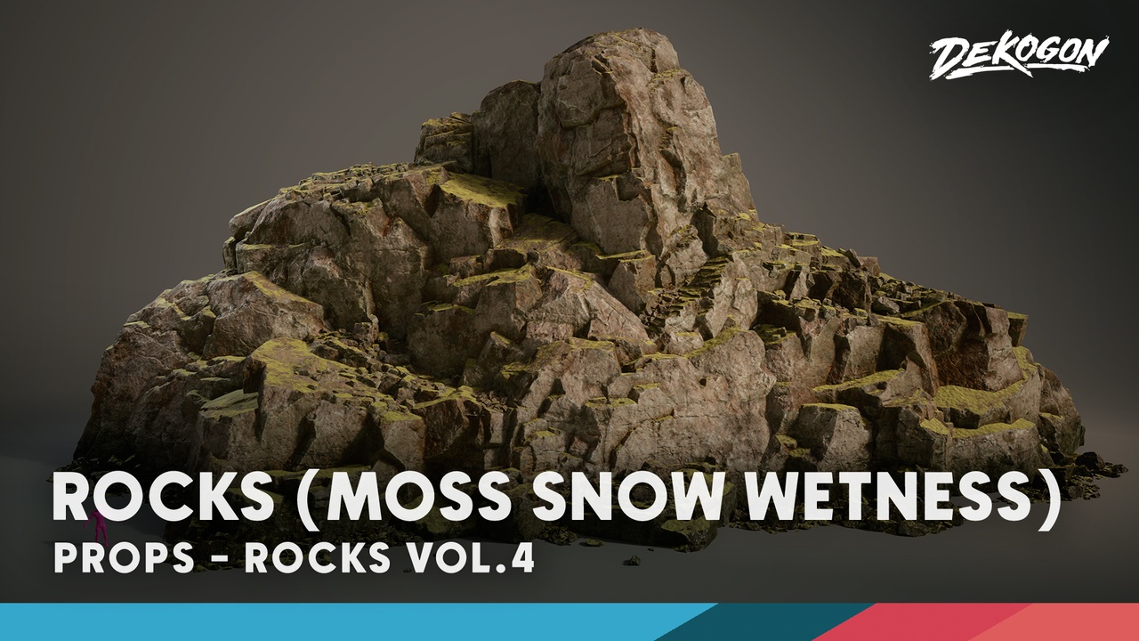 Media 1 for listing Rocks VOL.4 - Snow, Wetness, Moss (Nanite)