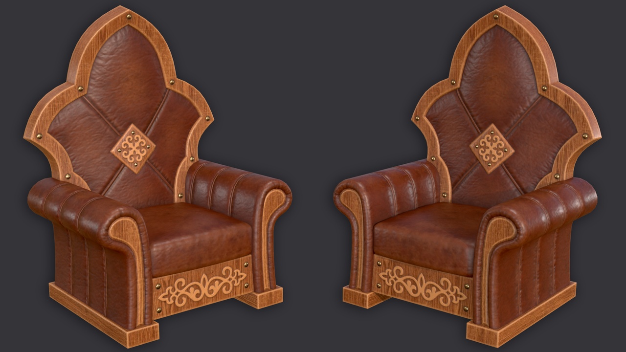 Media 1 for listing Medieval Armchair_1