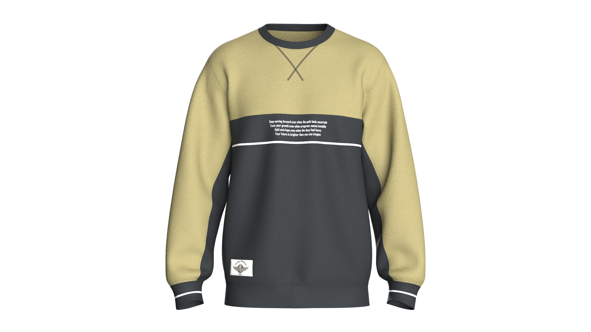 Media 1 for listing Men Printed Sweatshirt - Motivational | High Poly