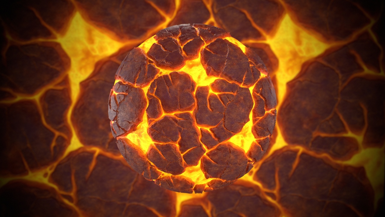 Media 1 for listing Stylized Lava Material Pack 2