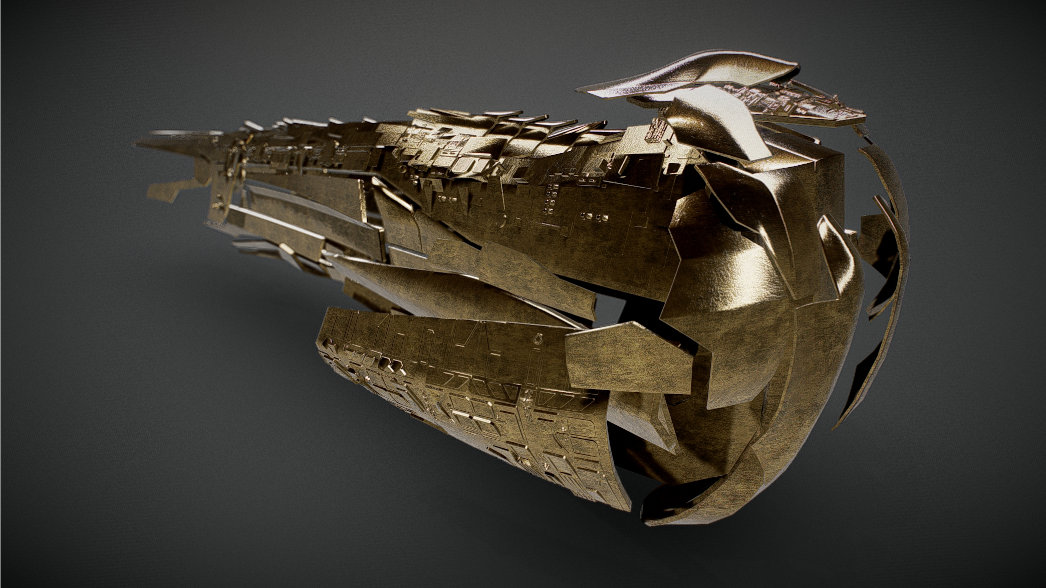 The Giant alien space ship | Fab