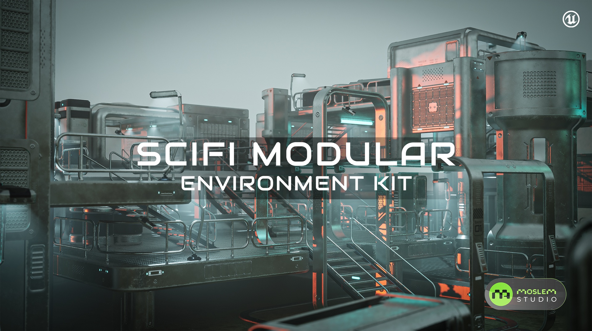 出品SciFi Exterior Environment Kit Vol 01 ( 60 Asset )のメディア1
