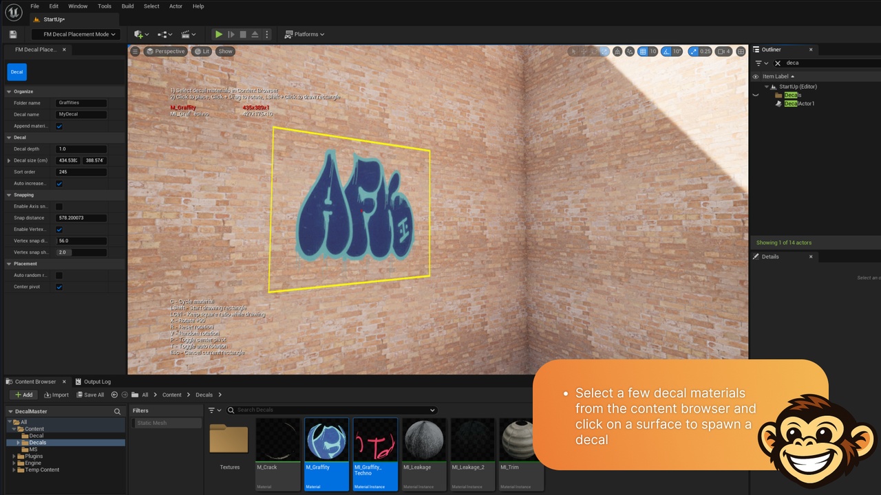 Media 1 for listing Decal Placement Editor Mode - FunkyMonkey