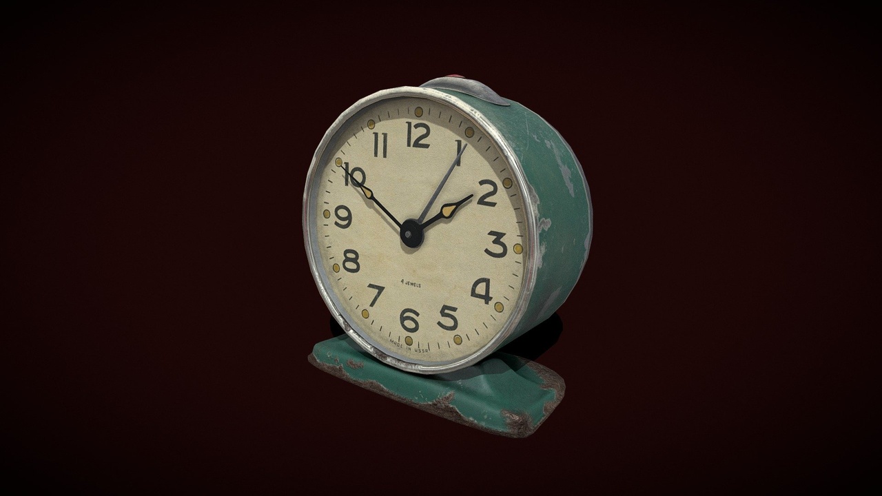 Media 1 for listing Vintage table clock MADE IN USSR