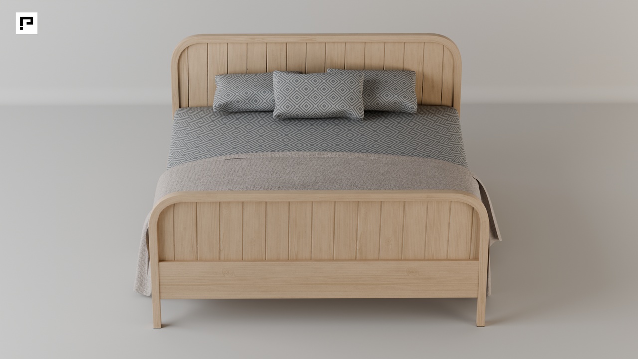 Archviz | Faydra Full Bed | Fab