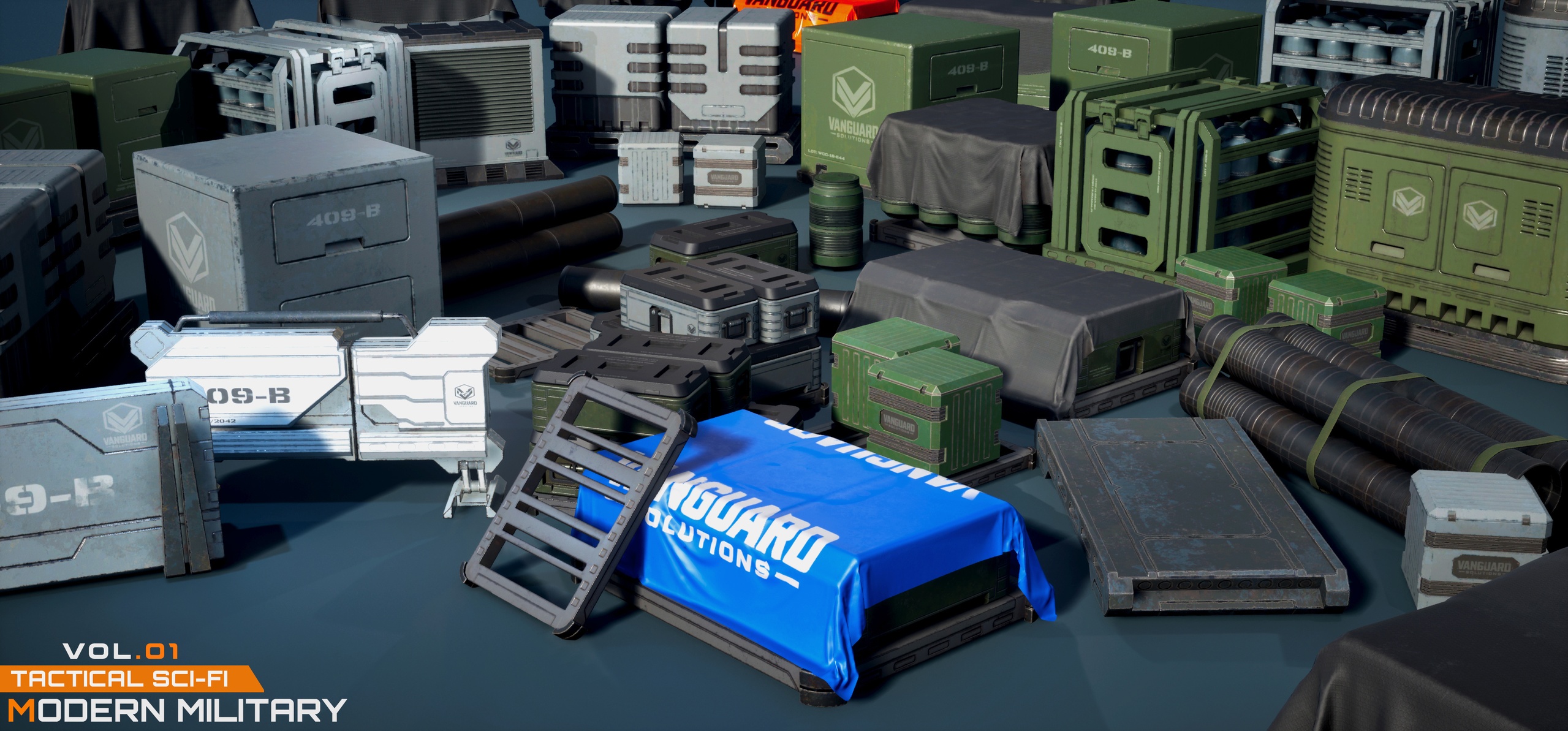 Media 1 for listing Tactical Sci-Fi: Modern Military Props Vol.01