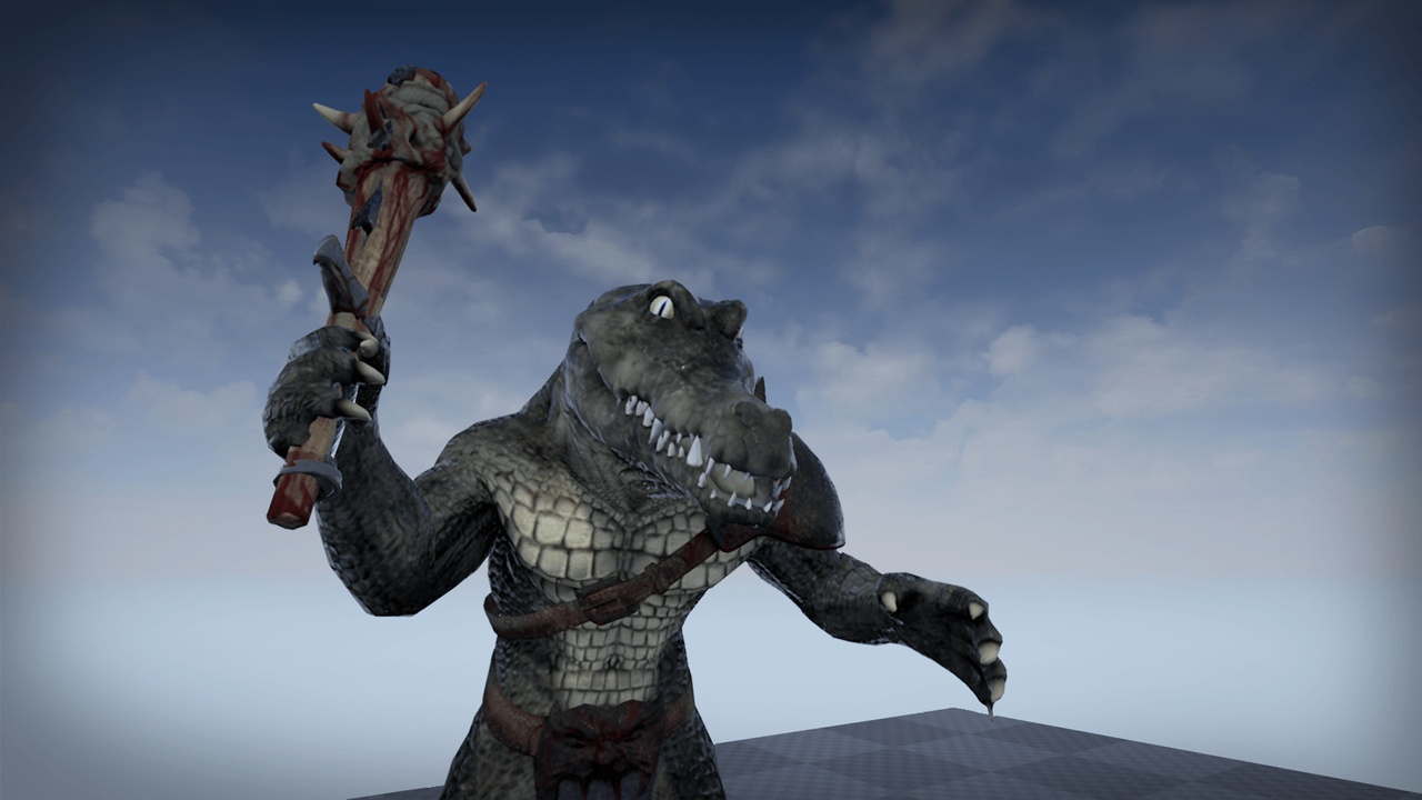 Media 1 for listing Fantasy Werecreatures: Werecroc
