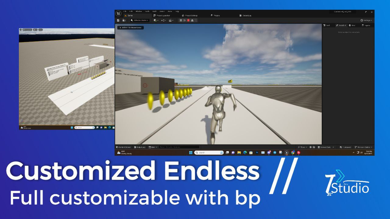 Media 1 for listing Customized EndLess Run