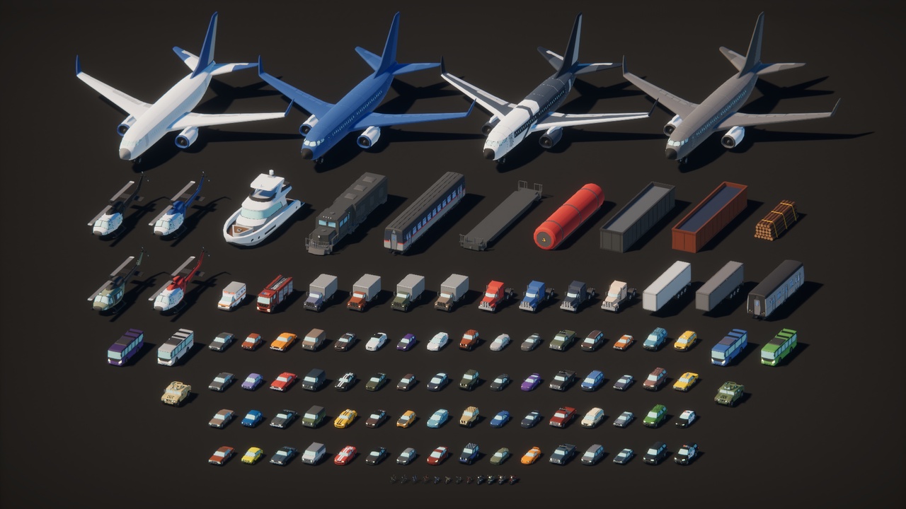 Media 1 for listing Low Poly Cartoon Vehicle