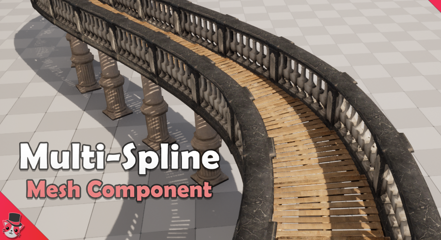 Multi-Spline Mesh Component | Fab