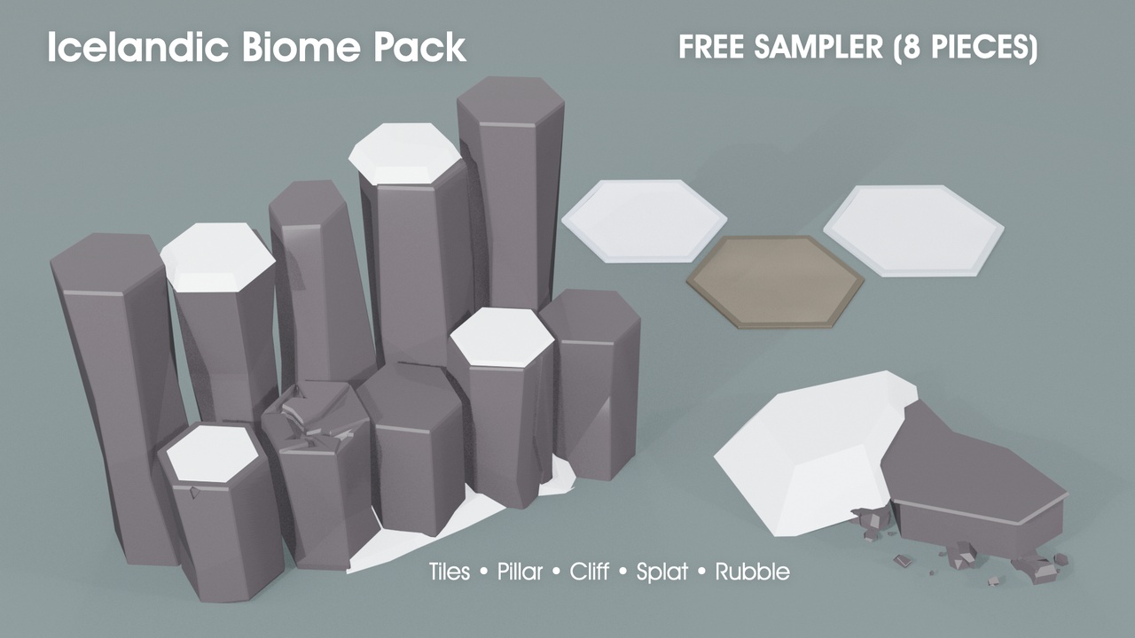 Media 1 for listing Icelandic Biome Pack Free Sampler (8 Pieces)