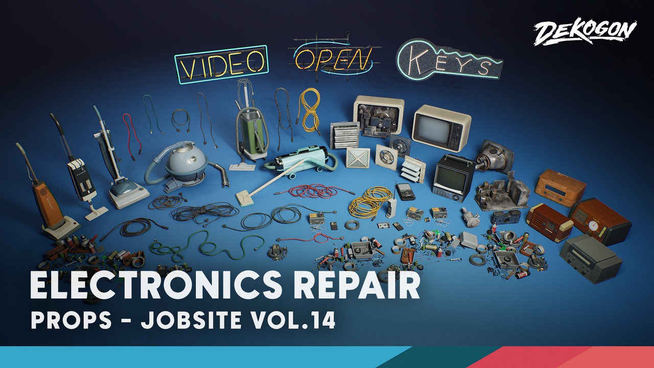 Media 1 for listing Jobsite VOL.14 - Electronics Repair (Nanite & Low Poly)