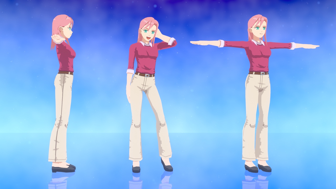 Media 1 for listing Anime 3D Pixelart - Iris