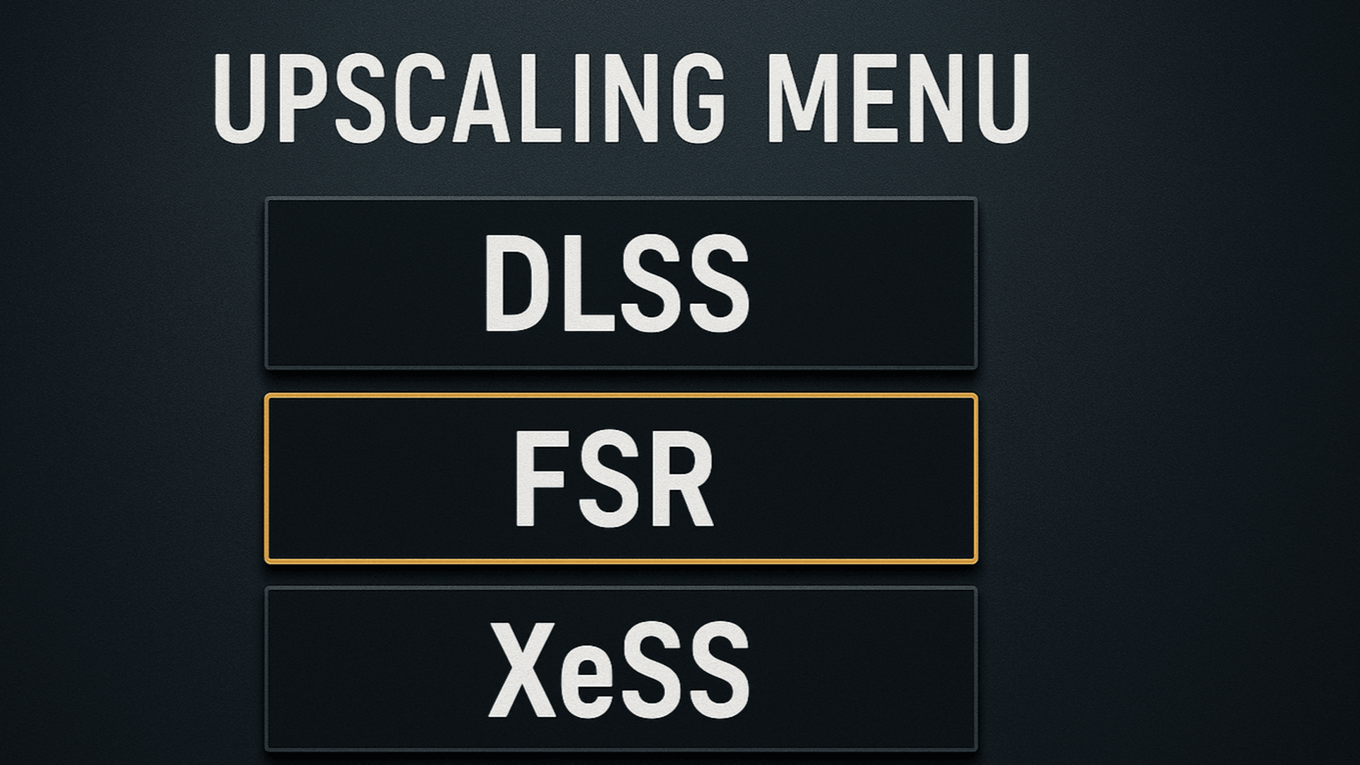 Upscaling Menu | Fab