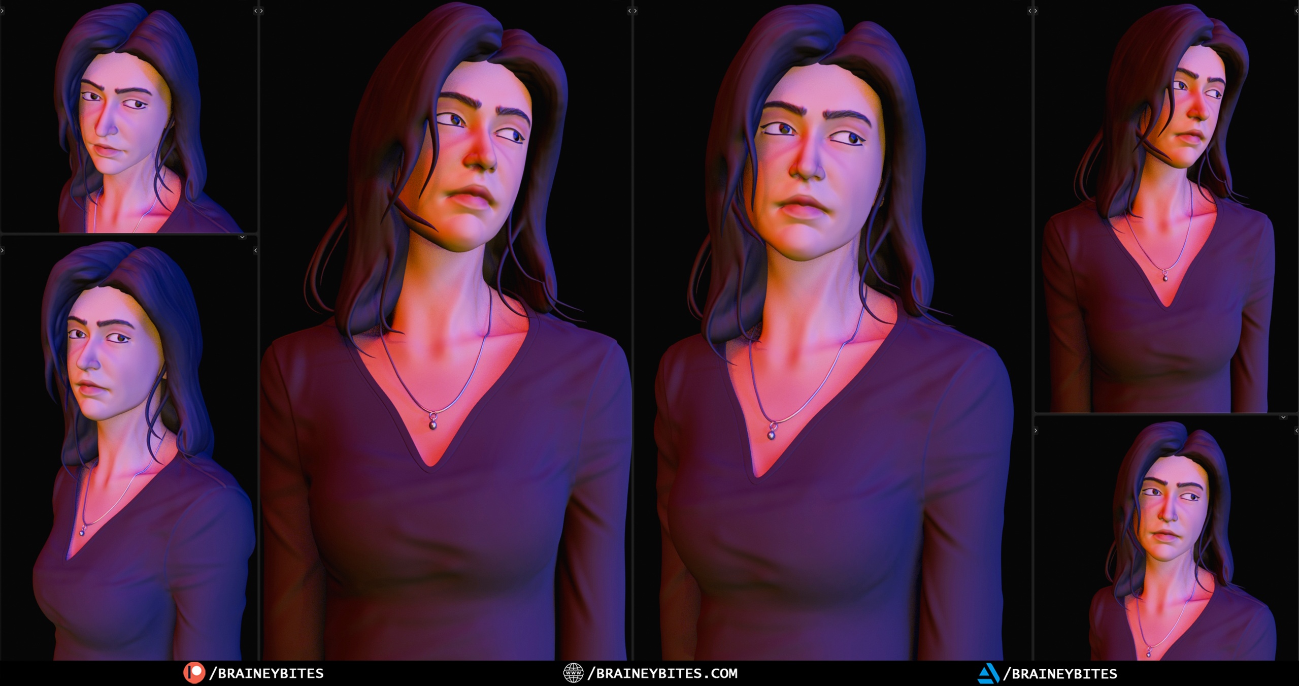 Media 1 for listing Long Hair Female Portrait