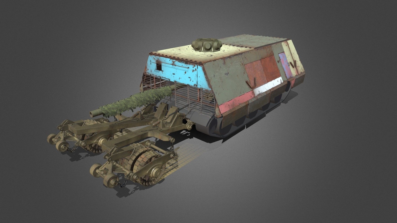 Media 1 for listing Russian turtle tank  - Tsar Mangal