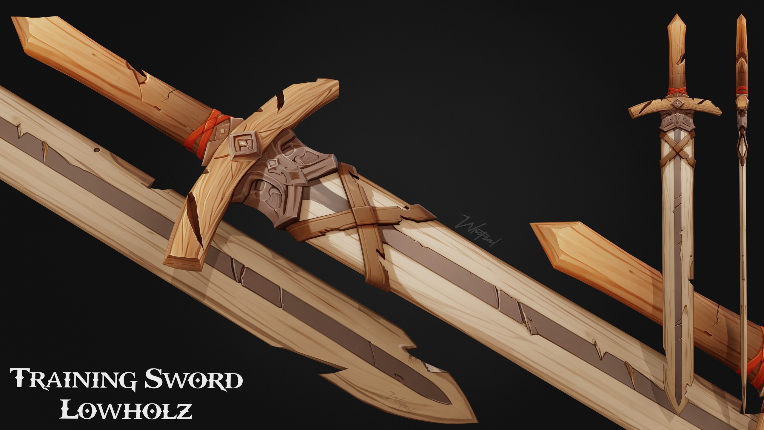 Media 1 for listing Beginner Sword Lowholz [Stylized Fantasy]