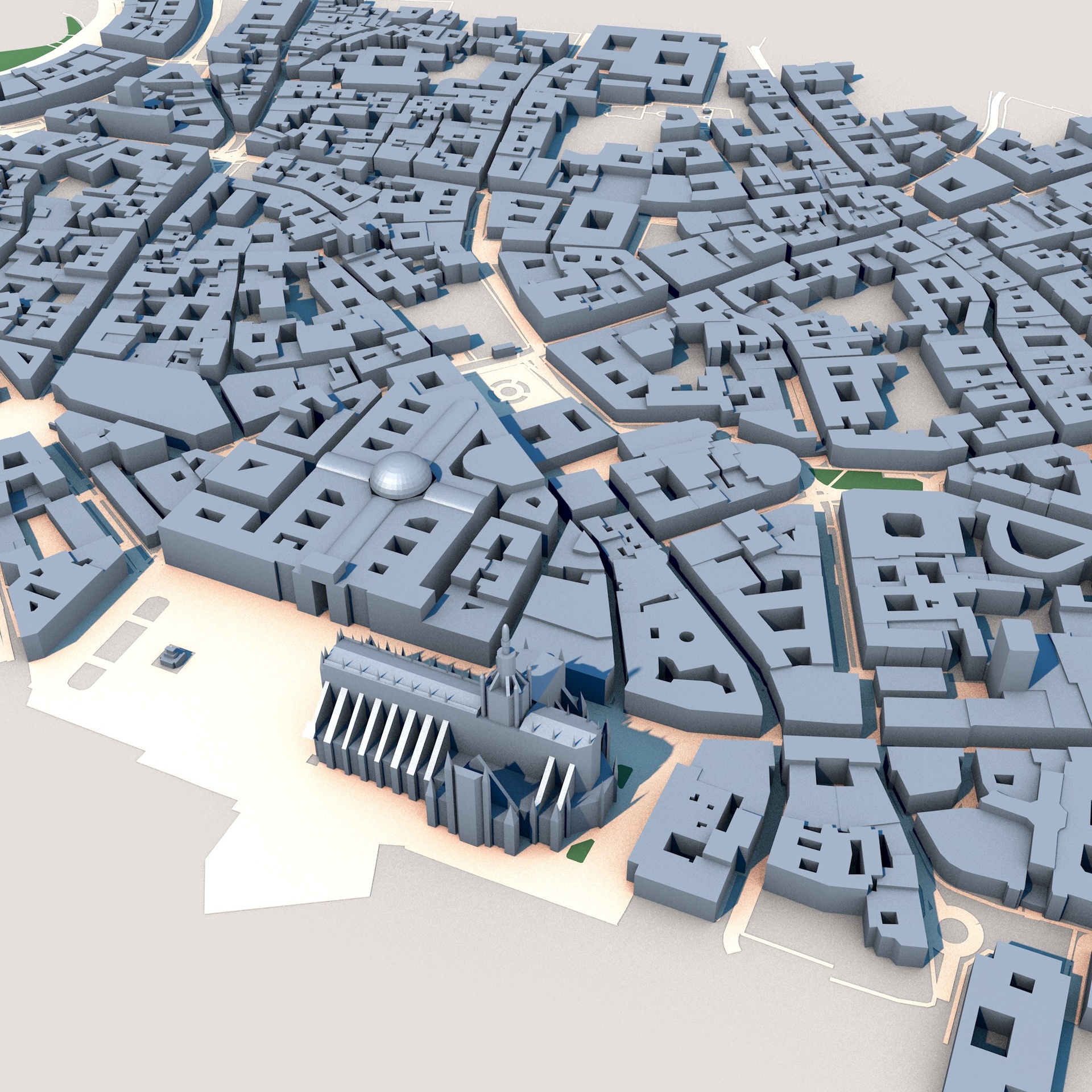 Media 1 for listing Teatro alla Scala Milan Italy – Detailed 3D Opera House Landmark and City Model