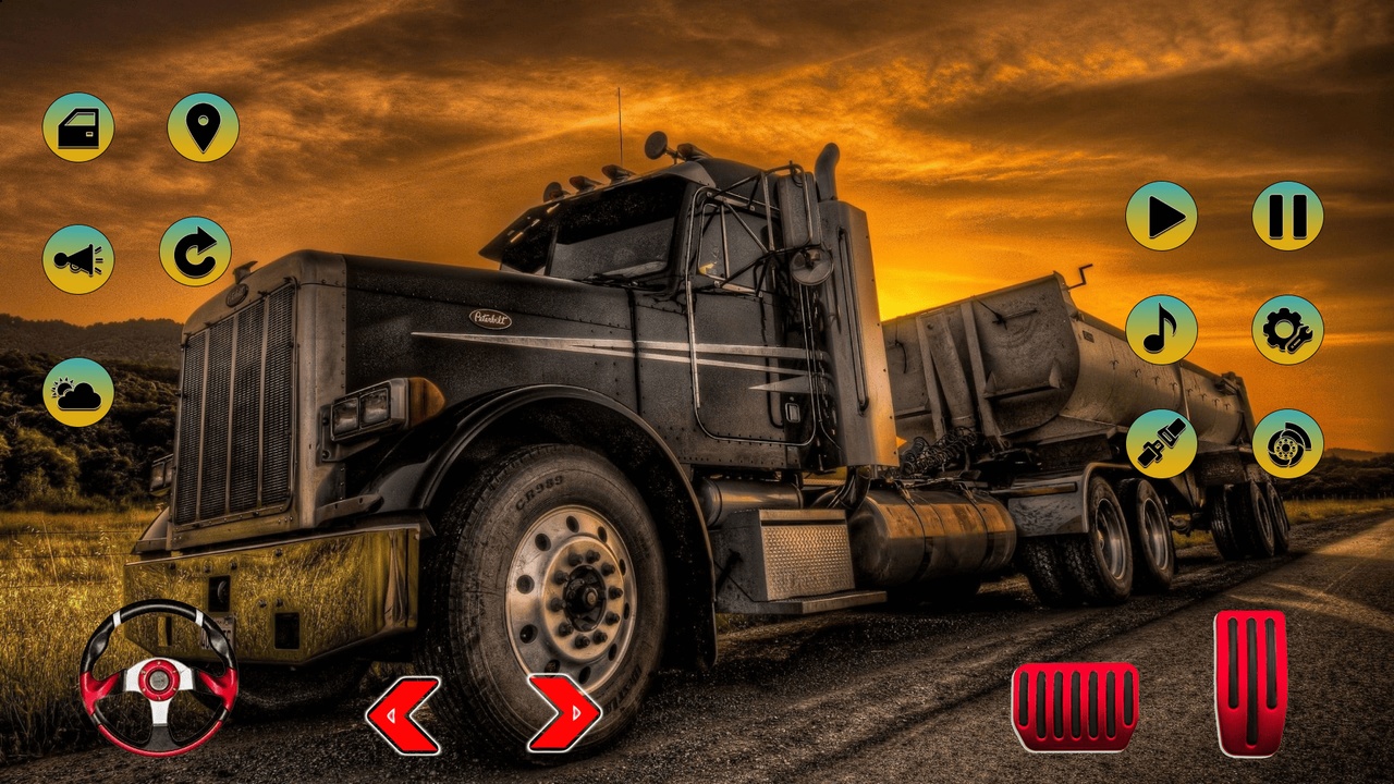 Truck Simulator Android Unity Trucking Simulation Game UI Pack – Cargo Transport HUD (Unity All ...