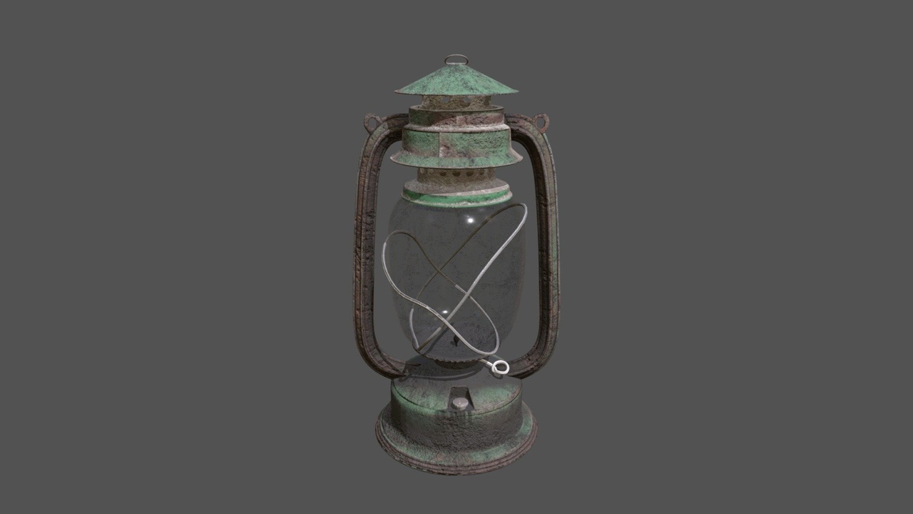 Media 1 for listing Old oil lamp
