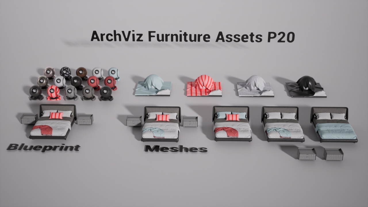 Media 1 for listing ArchViz Furniture Assets P20