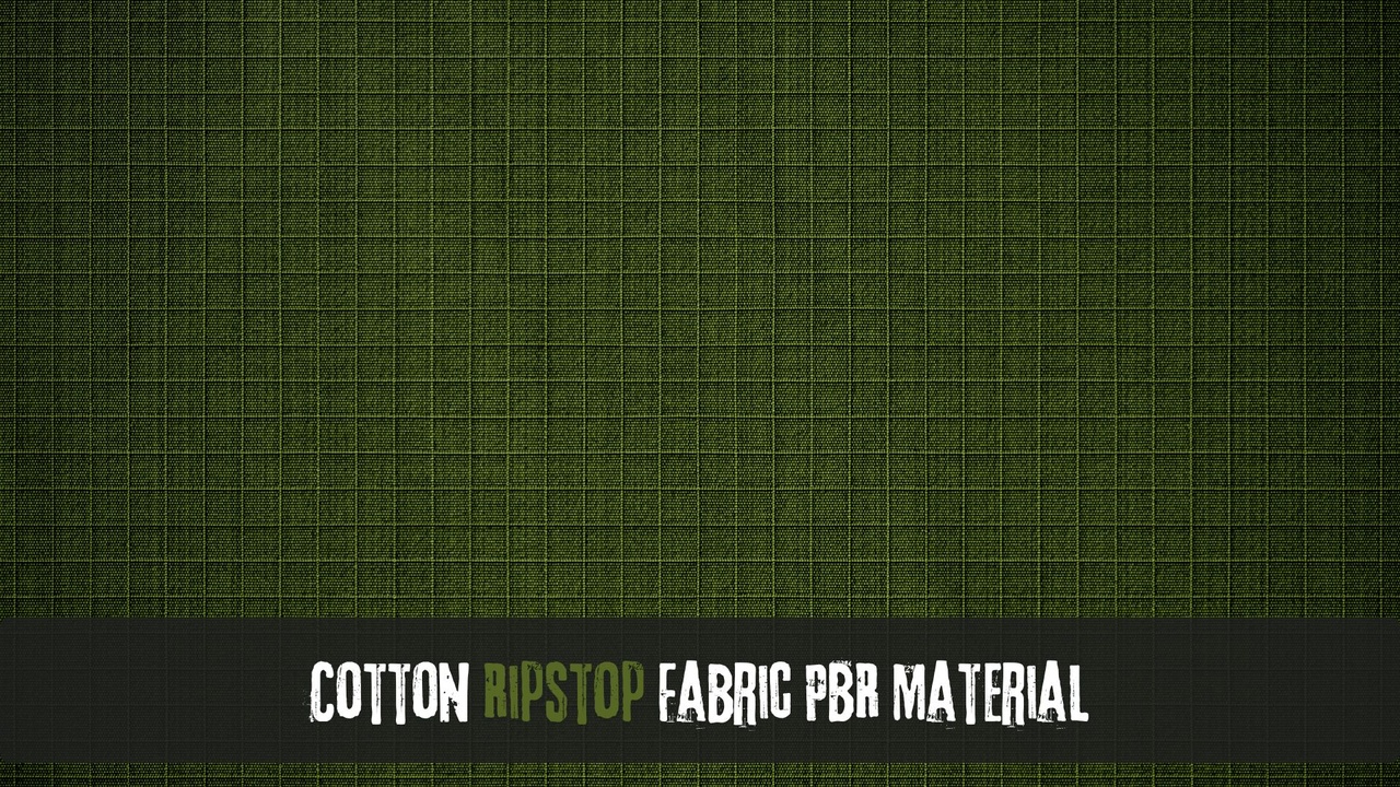 Cotton Ripstop Fabric PBR 제품 등록을 위한 미디어 1개