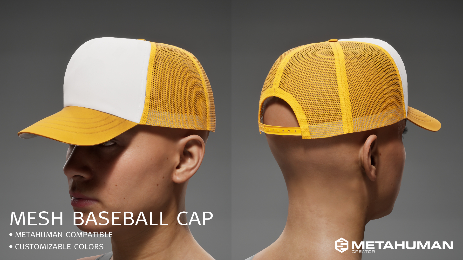 Origin Mesh Cap Baseball Cap - Mesh | Fab