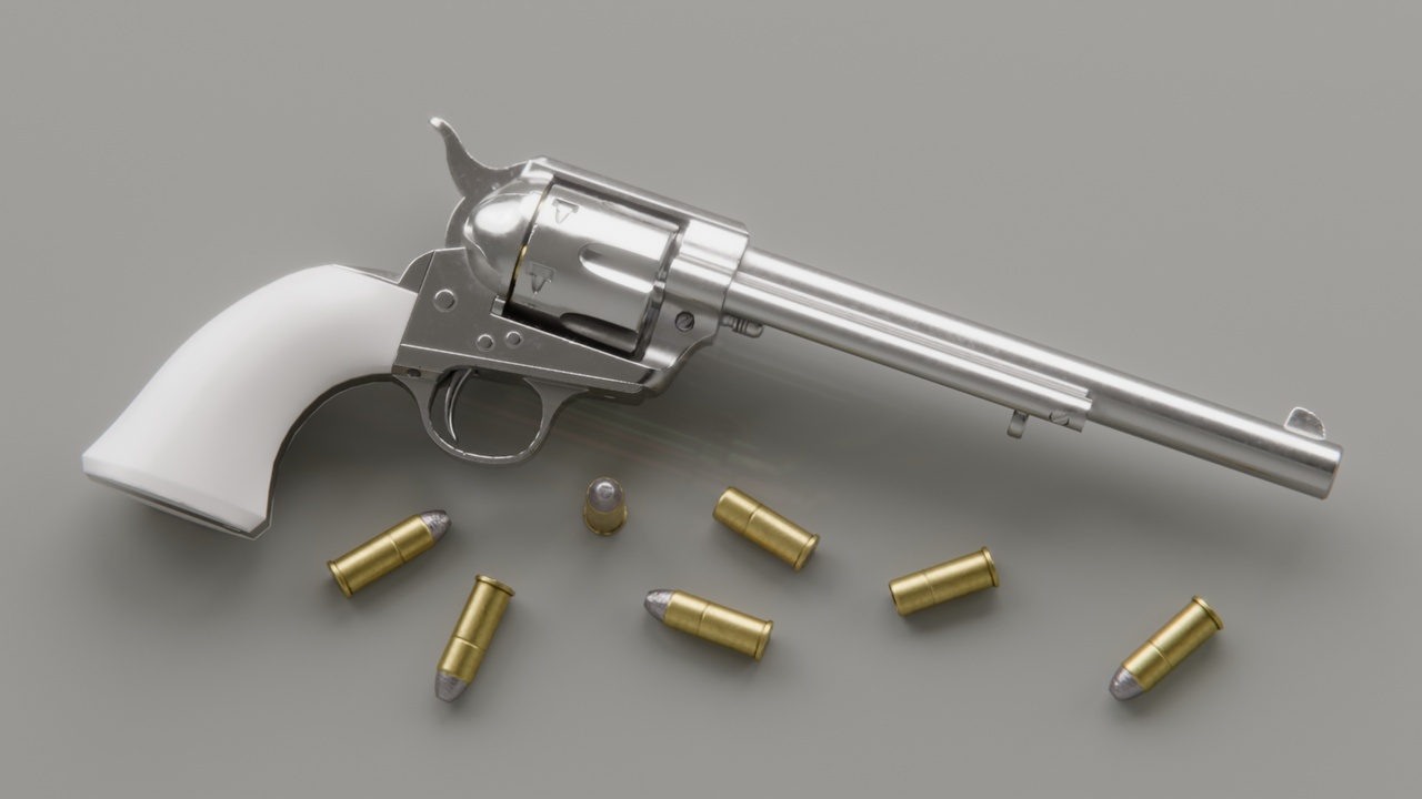 Media 1 for listing Single Action Revolver m1873 - Ivory