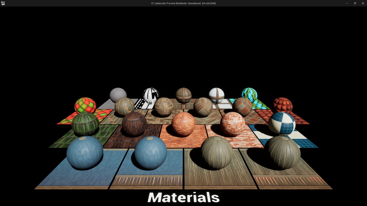 Media 1 for listing Stylized Town Material Pack vol 2